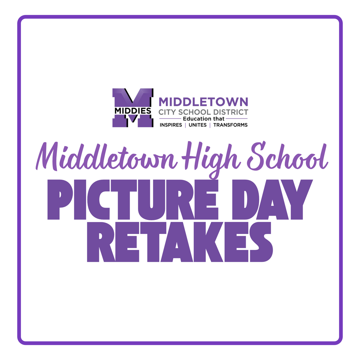 MHS picture day retakes